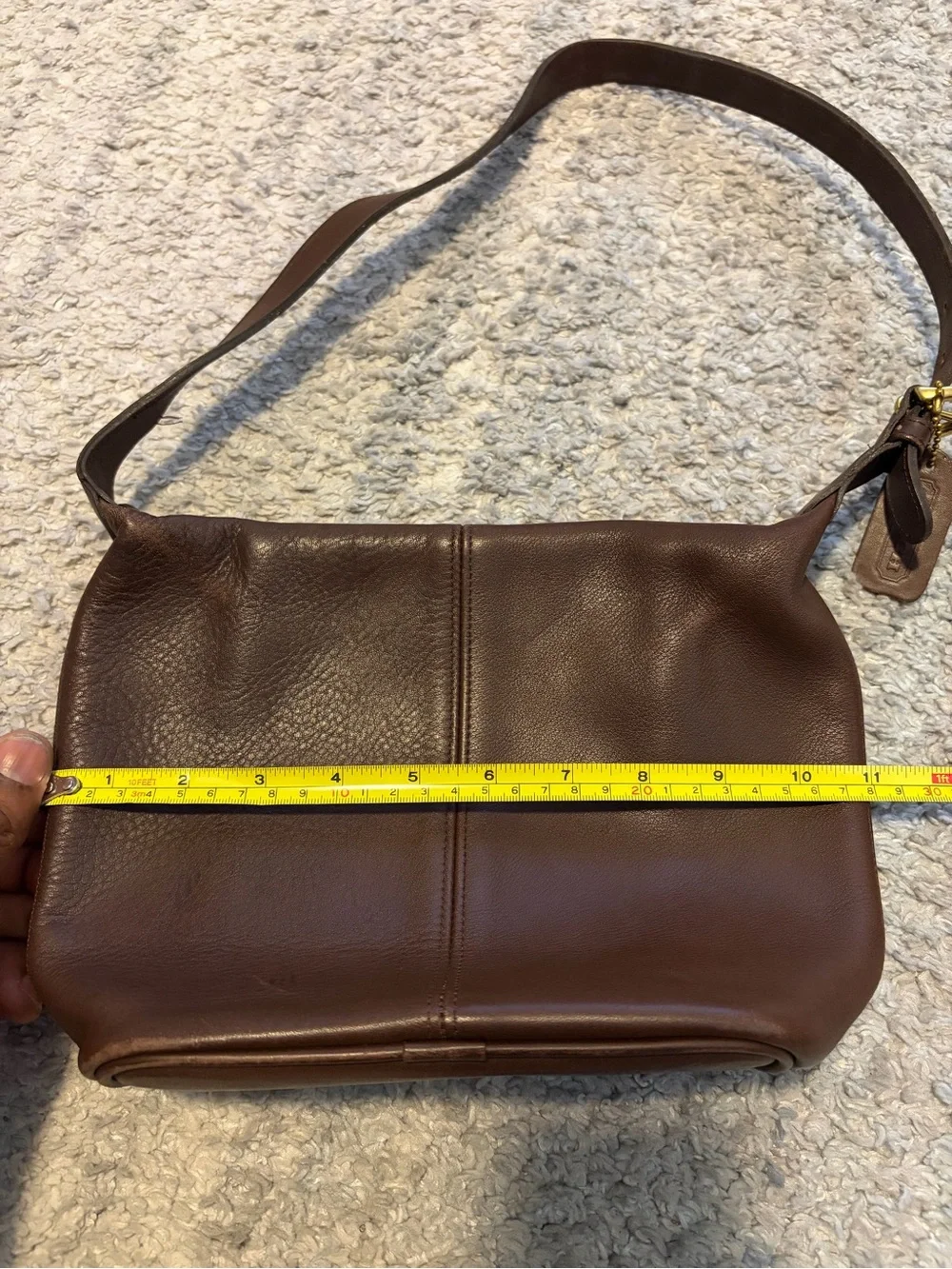 Vintage Coach Soho 4148 Leather Mini Bucket Bag - Brown